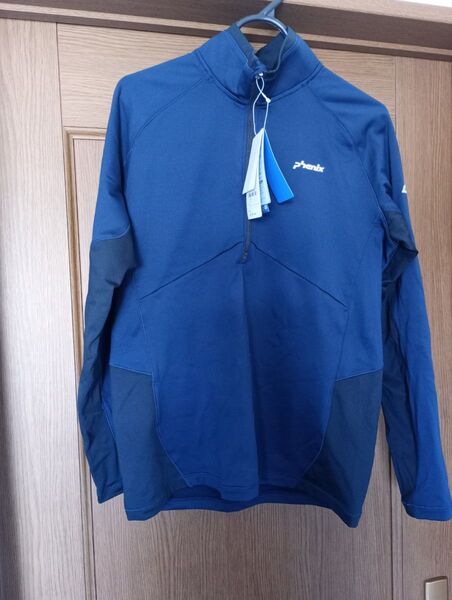 PHENIX 1/2 Zip Tee PHA52LS11 NV S ハーフジップ