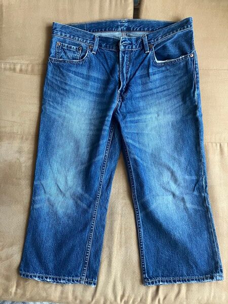 Levi Strauss & Co. 502 W36 L21 ブルーデニム ジーンズ リーバイス ユーズド加工 ジーパン
