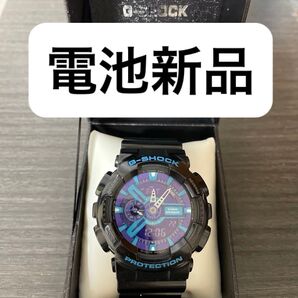 G-SHOCK 新品電池 Gショック CASIO カシオ 腕時計 ブラック×ブルー