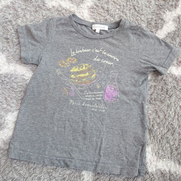 3can4on Tシャツ 120センチ グレー