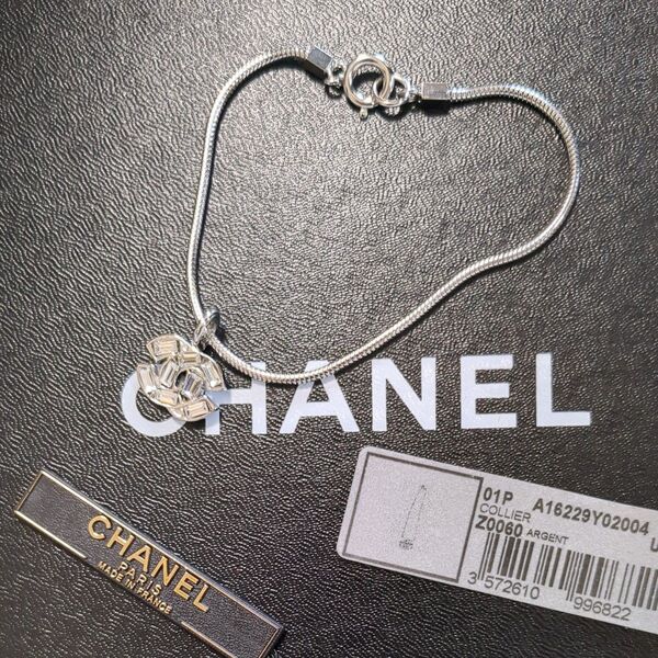 CHANEL ココマーク ライトストーンブレスレット
