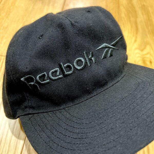 ★美品★リーボック スナップバック ベースボールキャップ★ブラック★黒★Reebok