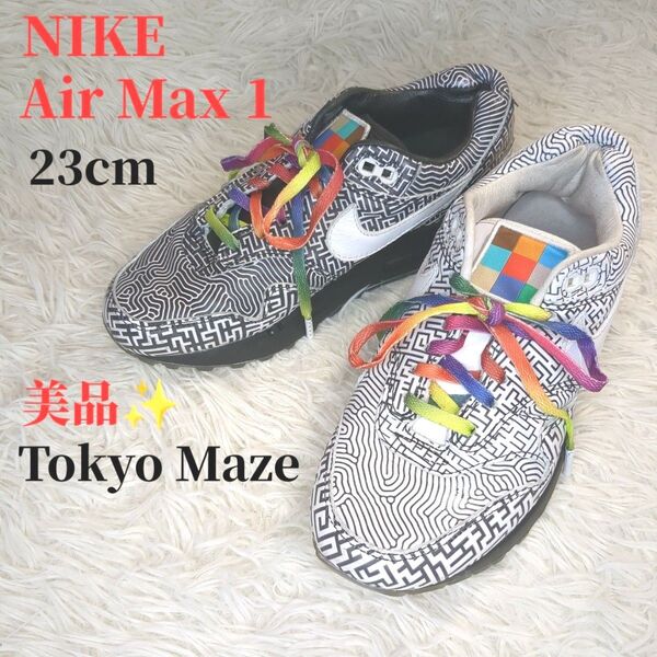 NIKE ナイキ AIR MAX 1 OA YT TOKYO MAZE 23cm トウキョウ エアマックス1 スニーカー