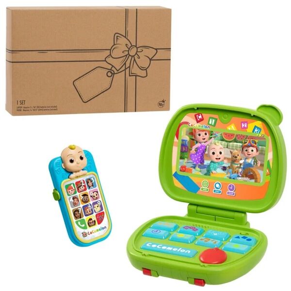 【新品】CoComelon ココメロン ラップトップ&携帯電話 知育玩具 英語 おもちゃ