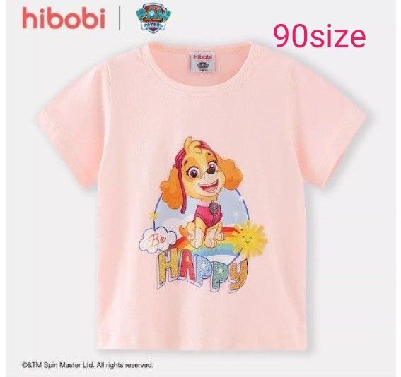 パウパトロール Tシャツ 半袖 90 ピンク系