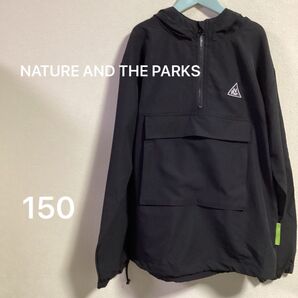 NATURE AND THE PARKS ナイロンパーカー ブラック 150