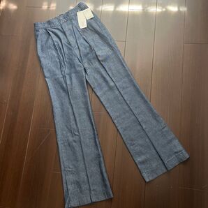 新品【シュガースプーン】デニムサイドスリットパンツ