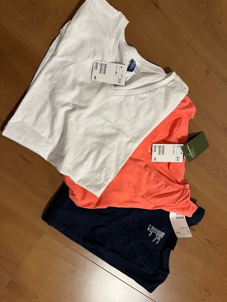 H&M Vネック メンズTシャツ 3枚セット