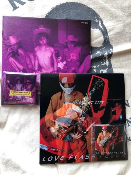 BLANKEY JET CITY/ブランキージェットシティ■タワーレコードアナログLP購入特典バッジ 浅井健一中村達也照井利幸