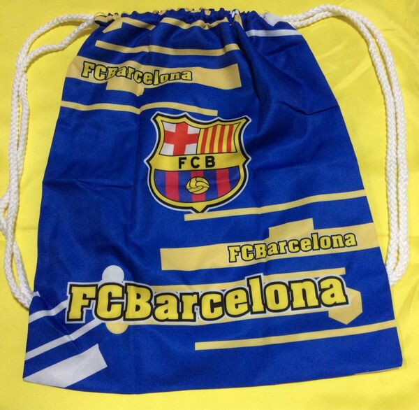 ★ ラスト1点! バルセロナ ナップサック キーホルダー グッズ2点セット サッカーグッズ メッシ☆