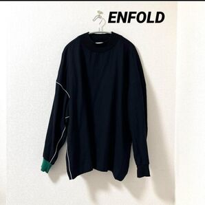 ENFOLD ネイビートップス