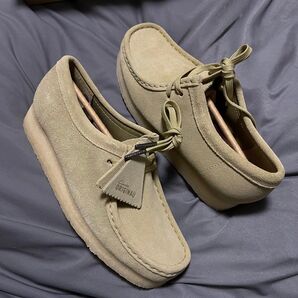 Clarks Women's Wallabee maple suede uk5(24cm)