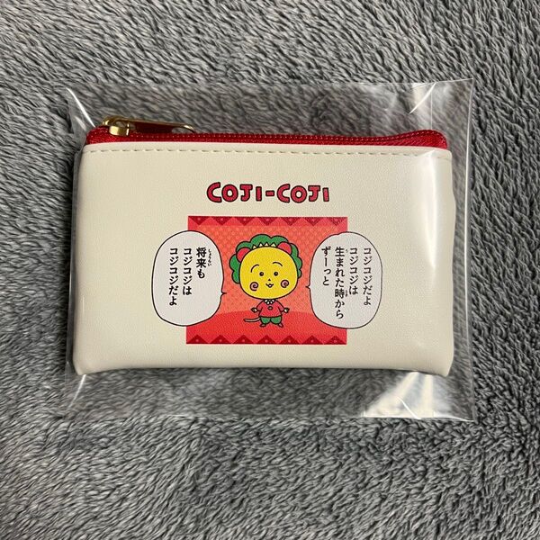 【新品未使用】コジコジ シークレットフラットminiポーチ ①アイボリー COJI-COJI コジコジだよ 小物入れ