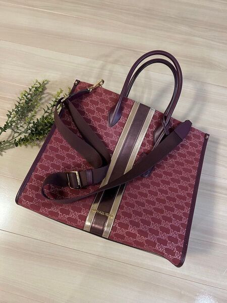 美品 マイケルコース 大容量 2wayバッグ ショルダーバッグ