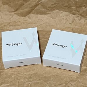 〓限定価格〓ウォンジョンヨ トーンアップ フィルタークッション 02 シャインホワイト 03 シャインラベンダー
