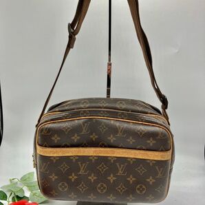 【美品】ルイヴィトン リポーターPM ショルダーバッグ モノグラム 男女兼用 メンズ レディース