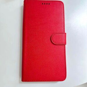 Moto edge 30 Pro ケース 手帳型 カード 収納 レッド