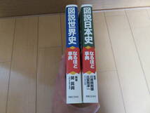 地図や年表も豊富！受験にも一般教養にも最適！「図説日本史」「図説世界史」　２冊セット　ともに帯付き美品_画像2