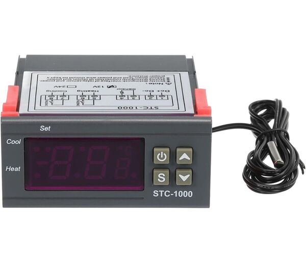 ディジタル温度制御装置 サーモスタット 加熱 冷却 -50 ~ 99°C STC-1000 リレー 出力 N T C 10 K