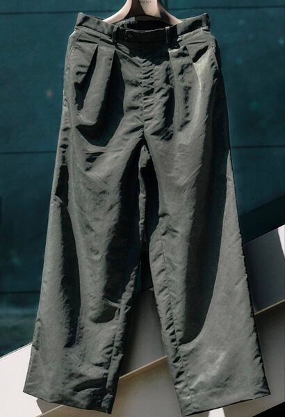 m's braque 別注 タックワイドパンツ