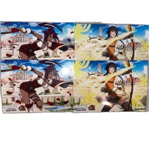 BLEACH Brave Soulsブレソル ブロマイド ランダムプリント セブン 砕蜂 四楓院夜一 セット