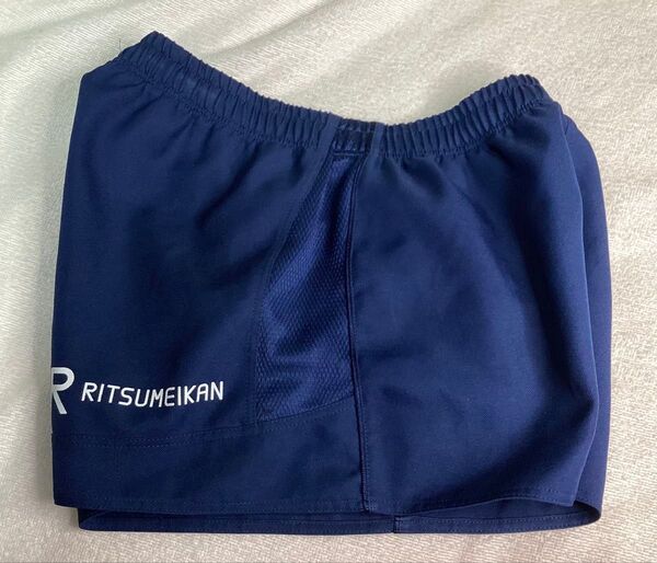 立命館大学ラグビー部 O 短パン ネイビー 中古 アシックス ラグパン