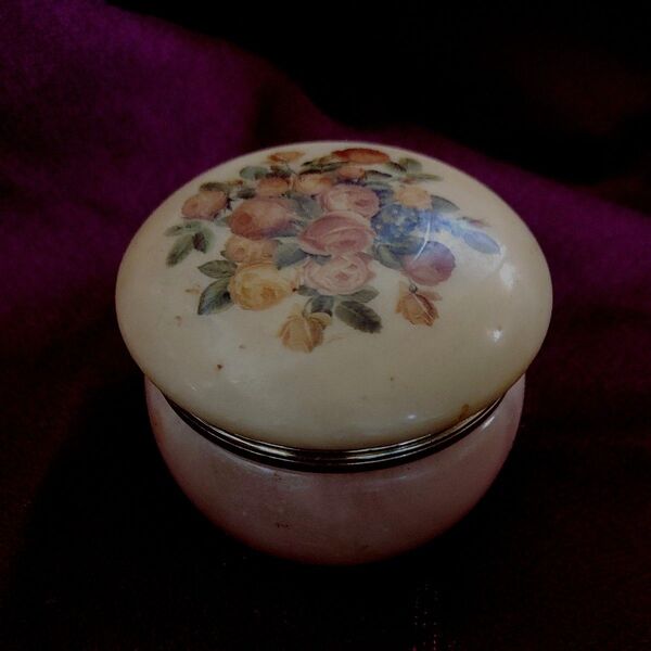 GENUINE ALABASTER イタリア製 大理石 小物入れ ヴィンテージ 骨董品