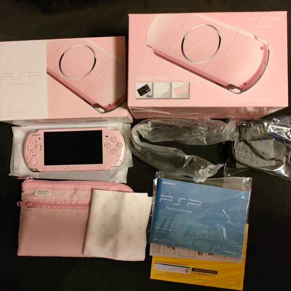 【準美品】PSP-3000 ブロッサムピンク バリューパック