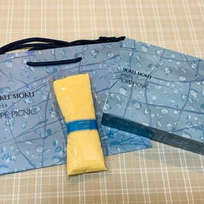 【ロペピクニック×ヨックモック コラボ紙袋・クッキーアソート空缶】【シガールエコバッグ・非売品】