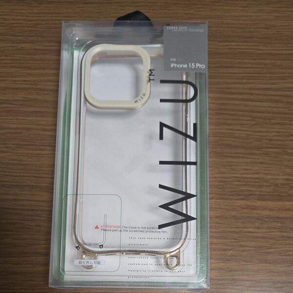サムライワークス iPhone15 Pro用 新形状 LUXURY CASE WIZU (ホワイト) WZCI15P-06WT