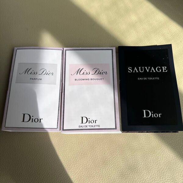 ディオール Dior 香水 お試し 3点サンプル