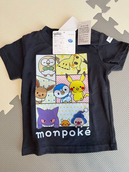 ポケモン 半袖Tシャツ 80 黒