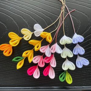 【No331.】つまみ細工・お花パーツ