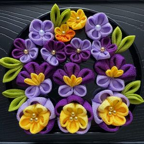 【No.324】つまみ細工・お花パーツ
