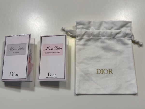 Miss Dior 香水サンプル2種 巾着袋セット