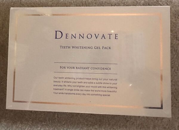 DENNOVATE TEETH WHITENING GEL PACK ホワイトニング 5回分 新品 未開封