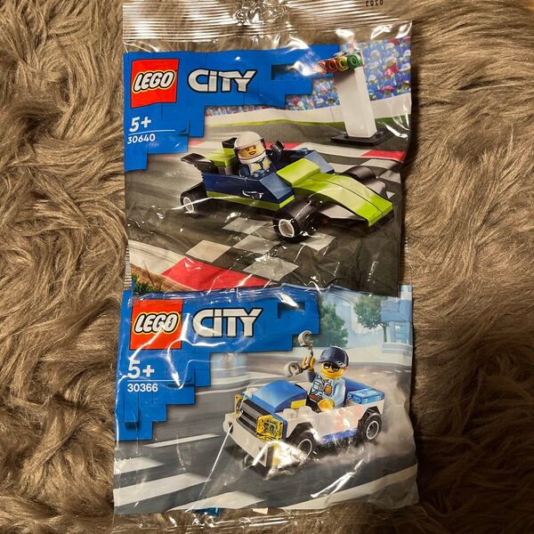 レゴ ミニキット 2点セット 30366 30640 ポリスカー レーシングカー シティ