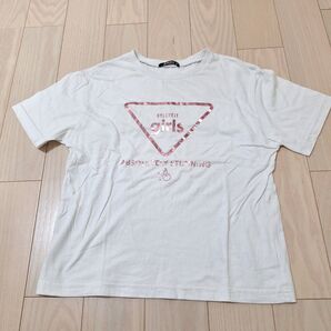 by LOVEiT girlsマークバックフリルTシャツ