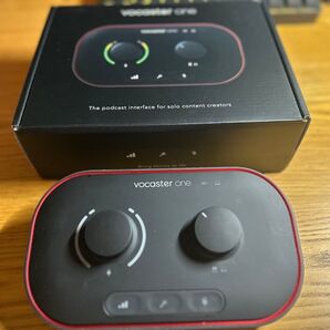 focusrite vocaster one ポッドキャスト インターフェース