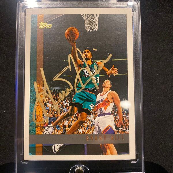 Grant Hill 直筆サインカード Topps NBA