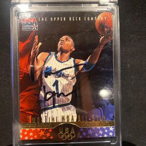 Penny Hardaway 直筆サインカード Upper Deck 1994 USA Basketball