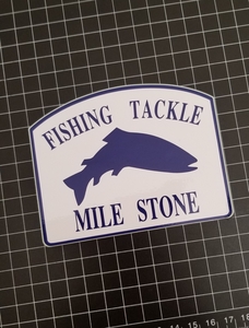 MILE STONE STICKER　フィッシングタックル　マイルストーン　ステッカー　シール