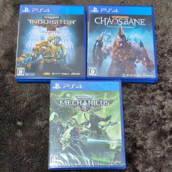 ウォーハンマー 40,000 メカニカス Inquisitor - Martyr Chaosbane 3作品セット PS4