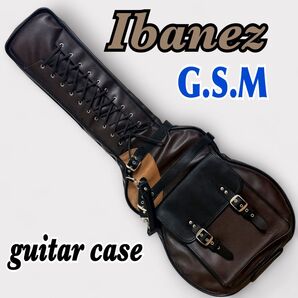 美品希少G.S.M ギグバッグ ケース Ibanez アイバニーズ レザー