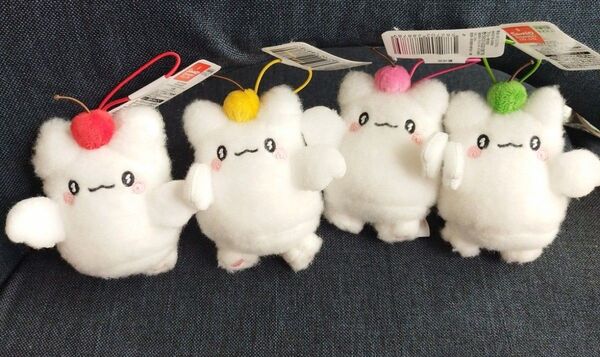 はなまるおばけ カラフルサクランボ マスコット 4点セット サンリオ