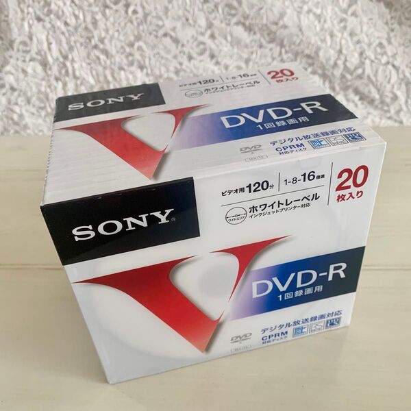 ソニー 録画用DVD-R CPRM対応 120分 16倍速 20枚パック