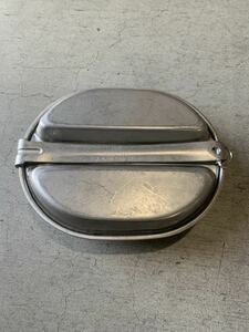 米軍 実物 放出品 メスキット PAN USED 60s ヴィンテージ ミリタリー アウトドア キャンプ