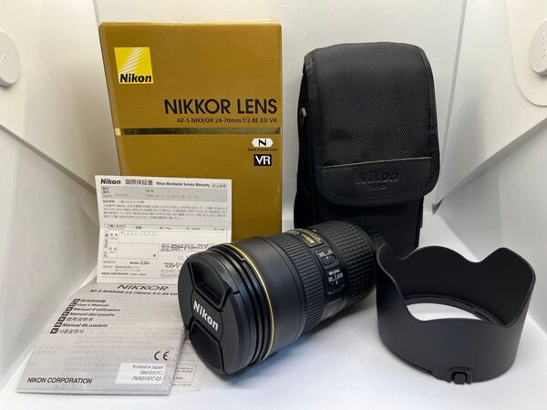 【美品】ニコン NIKON AF-S NIKKOR 24-70mm f/2.8E ED VR 標準ズームレンズ