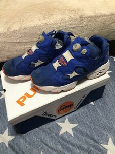 ポンプフューリー 27.5 INSTAPUMP FURY 青 オレンジ トリコロール リーボック reebok