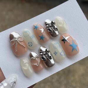 サイズオーダー 韓国 リボン ワンホン ミラー ちゅるん ガーリー ハート うるうる 推し Y2K